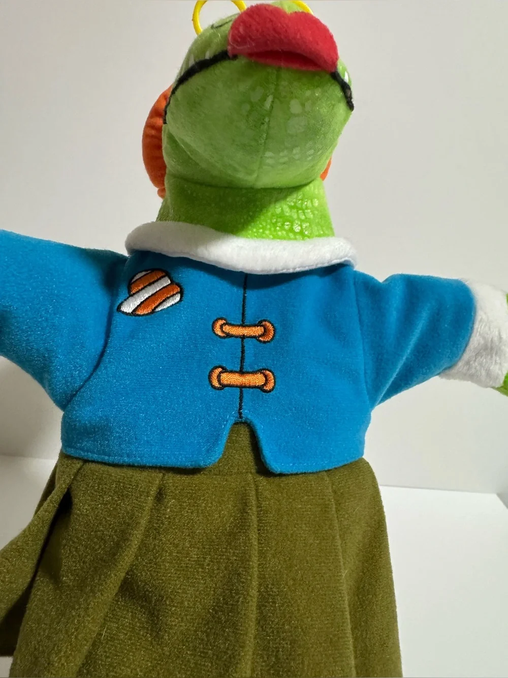 Mrs Green Teacher Alligator Hand Puppet black lagoon animal magic 12”